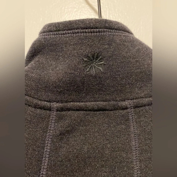 Athleta Cassidy Stretch Ponte Knit Half Zip Dress Dark Grey SP - Picture 5 of 9